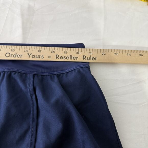 Nike Navy Blue Athletic Swim Skirt Size 2X Plus Tennis Activewear Skort - Picture 6 of 7